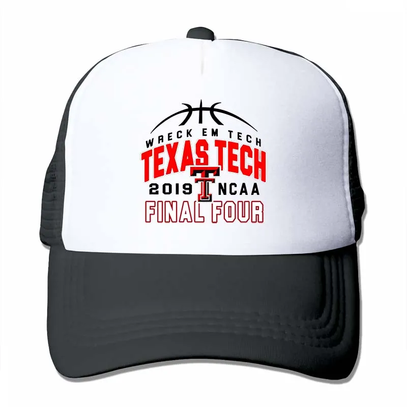 Final four texas tech бейсбольная кепка для мужчин и женщин, Кепка-Дальнобойщик, модная Регулируемая Кепка - Цвет: 4-Black