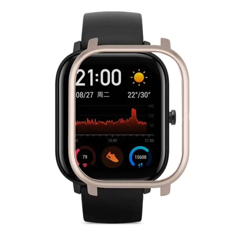 Чехол для часов PC, защитный чехол для Huami Amazfit GTS, защитные аксессуары для умных часов#1121 - Цвет: GD