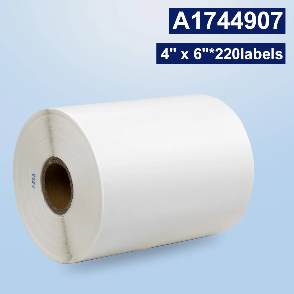 InkExpress Shipping Label For DYMO 1744907 White Shipping Label 4x6 Strong Adhesive Address Paper Label For DYMO LabelWriter 4XL
