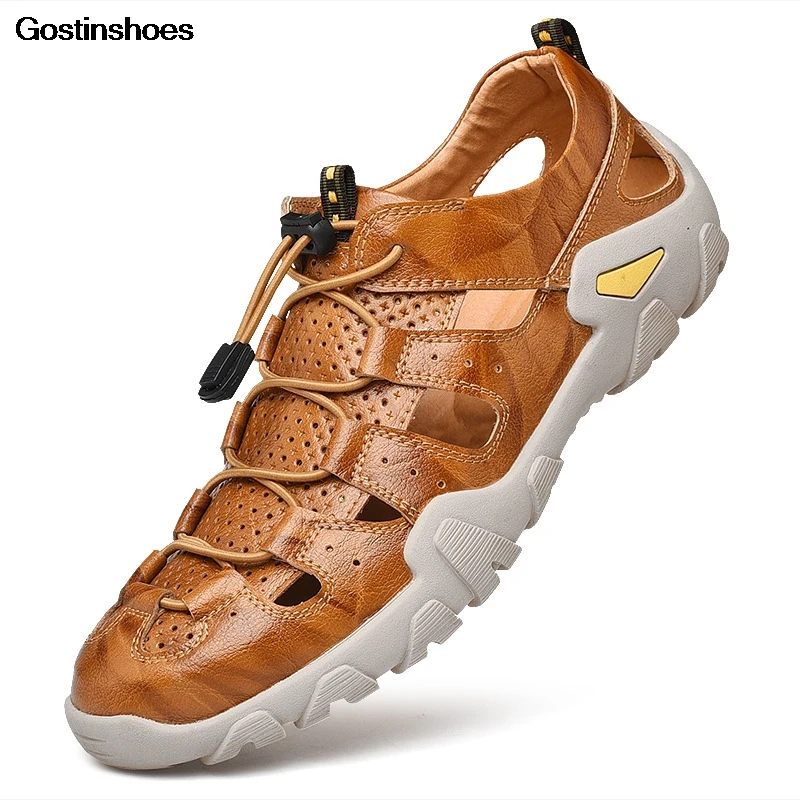 Sandalia Masculina Sandalias большой размер 47 код спортивная обувь 46 открытые туфли Sandales Homme