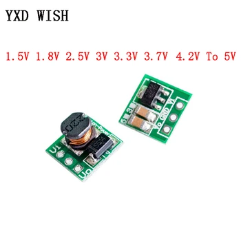 

DC DC 0.9-5V To 5V DC-DC Step-Up Converter Power Module Voltage Boost Converter Board 1.5V 1.8V 2.5V 3V 3.3V 3.7V 4.2V To 5V