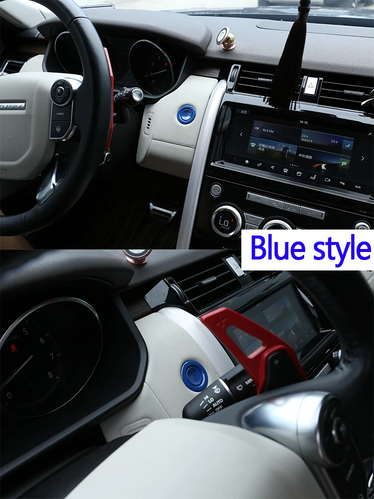 4 цвета ABS кнопка запуска двигателя для Land Rover Discovery Sport LR5 Range Rover Sport Vogue Evoque 17-19 аксессуар