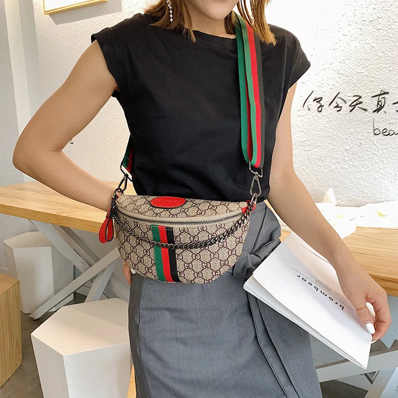 

Sky Color Packet Woman 2019 Popular Pocket Messenger All-match Ins Western Style Chest Package Promoted None crossbody women