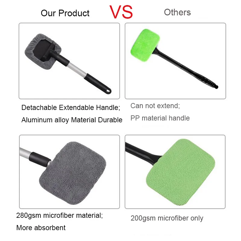 Car Window Cleaning Brush - Image 3