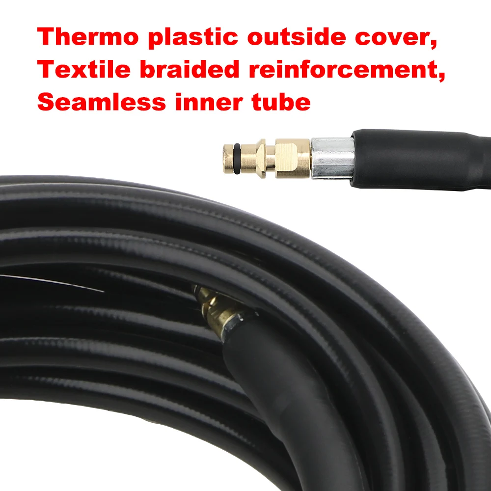 Nozzles For Karcher Serie K Water Hose High Pressure Gun Cleaner Tube 6/10/15meter Car Washer Motorcycle Cleaning Pipe Extension 2