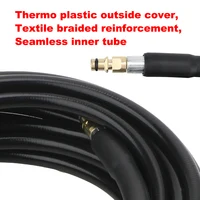 Nozzles For Karcher Serie K Water Hose High Pressure Gun Cleaner Tube 6/10/15meter Car Washer Motorcycle Cleaning Pipe Extension 2