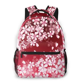 

Women Backpack Kids School Bag for Teenage Girls Cherry Spring Flower Female Laptop Notebook Bagpack Travel Back Pack 2020