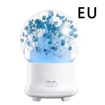 

100ML Eternal Flower Aromatherapy Humidifier Machine with Colorful Night Light Home Essential Oil Diffuser Air Humidification