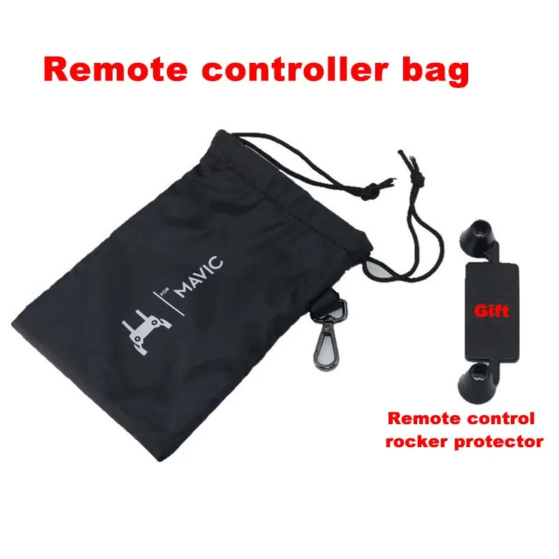 for remote JINSERTA полиэфирная мини-сумка для Mavic Mini Защитная сумка для хранения мягкая ткань водонепроницаемый чехол-Крышка для DJI Mavic Mini Drone - Цвет: for remote