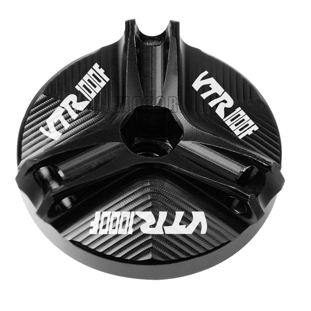 Для мотоцикла Honda VTR1000/F/FV/FW/FX firesstorm M20* 2,5 Крышка Масляного наполнителя Болт Винт двигатель масляный заглушка VTR 1000 VTR1000F - Цвет: Black