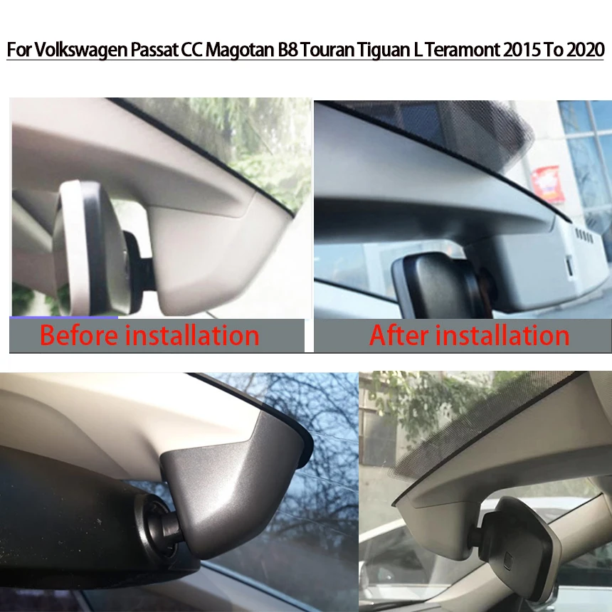 6 Car DVR Wifi Video Recorder Dash Cam Camera For Volkswagen Passat CC Magotan B8 Touran Tiguan L Teramont high quality CCD full hd 1080P