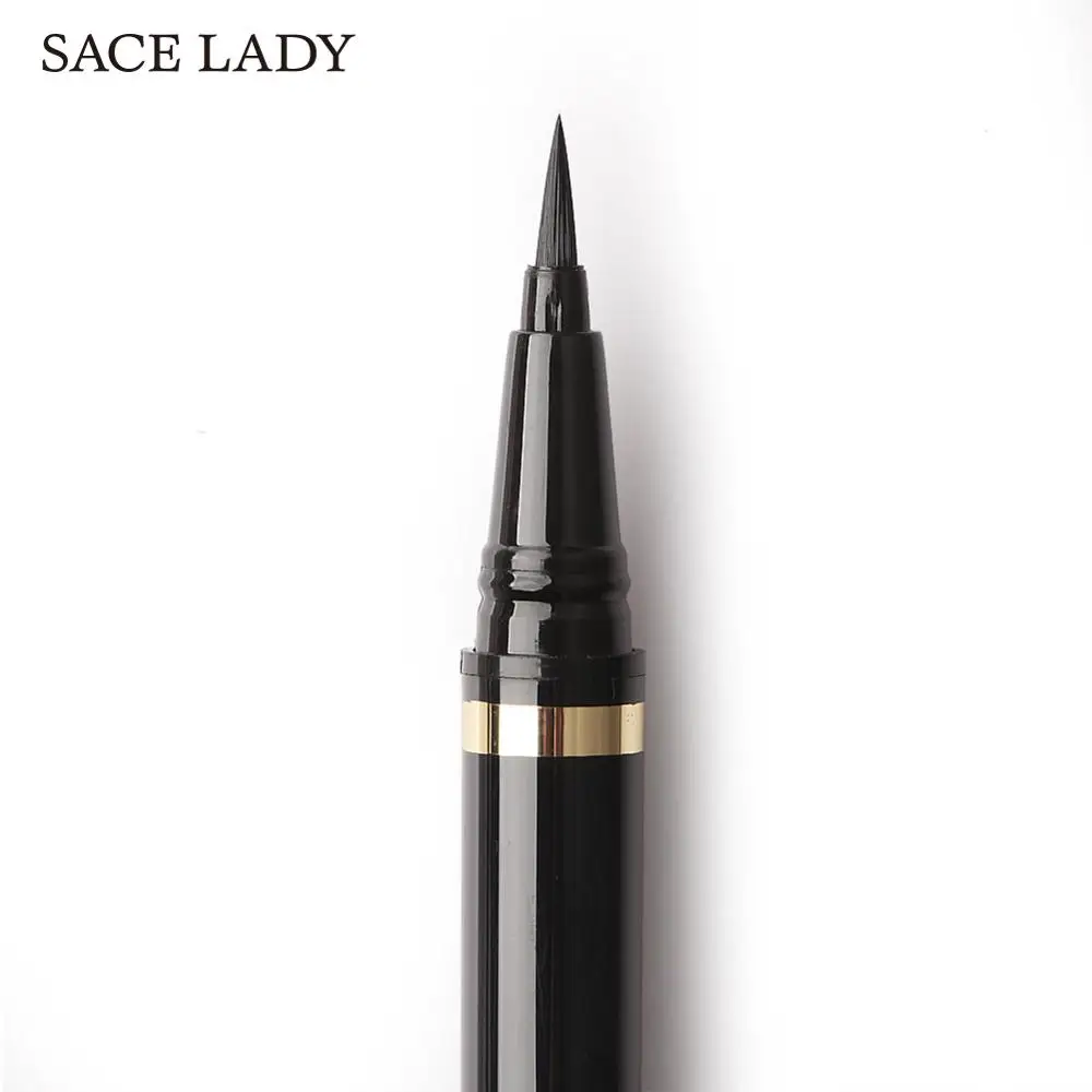 SACE LADY жидкая подводка для глаз водонепроницаемый макияж Черная Подводка для глаз карандаш длительный МАКИЯЖ пятнистый-Защитная ручка натуральный бренд Косметика