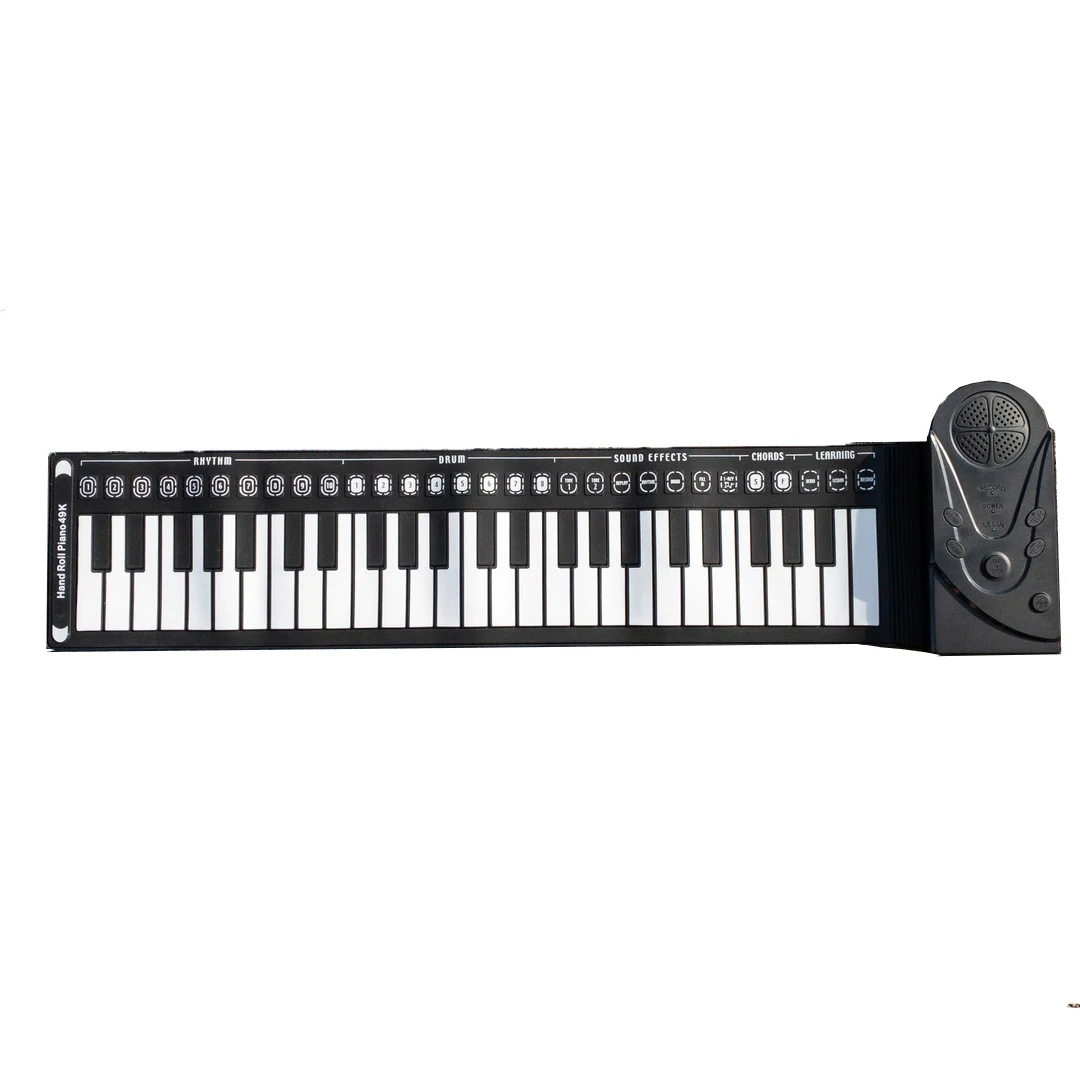 49 Keys Flexible Roll Up Piano Portable Silicone Electronic Keyboard