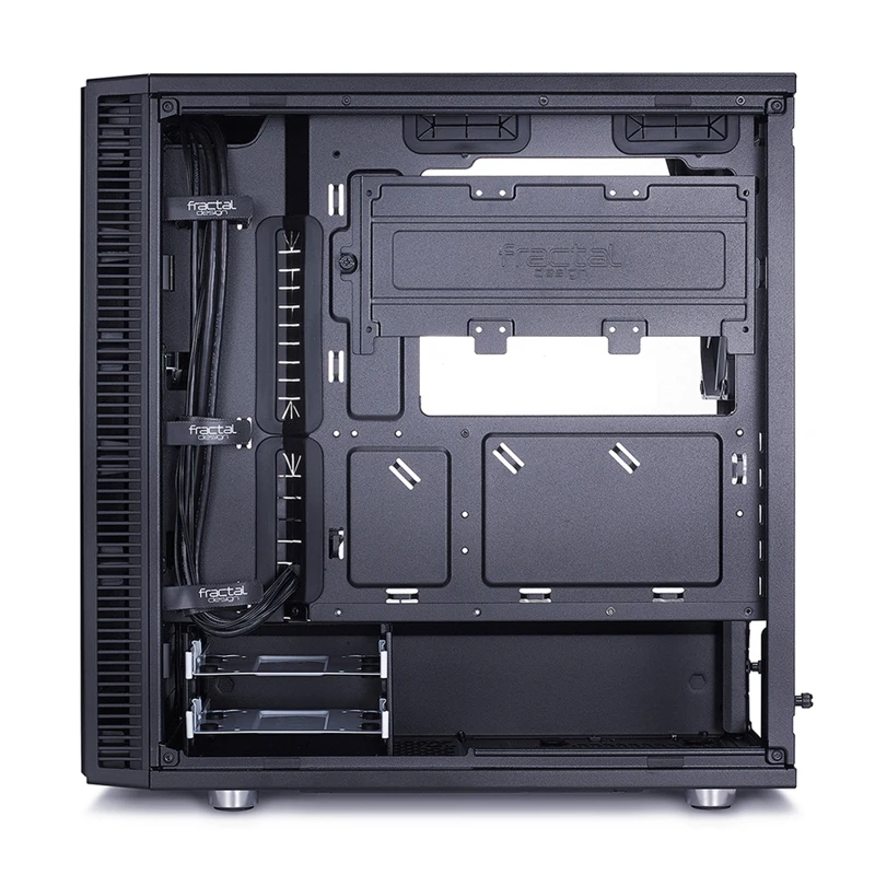 Корпус Fractal Design Define Mini C TG черный без БП mATX 5x120mm 4x140mm 2xUSB3.0 audio bott PSU