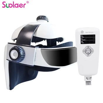 

1 Set Kneading And Pressing Acupuncture Points Hot Selling Health Device Electric Head Massage Brain Relaxing Helmet Easy To Use
