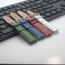 

Top Layer Cowhide Watch Band 12/14/16/18/20/22mm Leather Strap fit for Longines Omega Bracelet Replace Men Watch Watch Belt