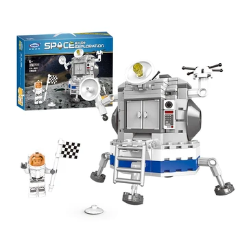 

631pcs Space Exploration Series Spaceflight astronaut Building Blocks car Model Educational toys birthday gifts for kids