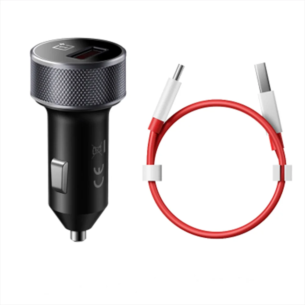 Car Charger x Cable Оригинальное автомобильное зарядное устройство Oneplus Dash 6T 6 5T 5 3T 3 one plus смартфон QC 3,0 Быстрая зарядка кабель usb 3,1 type C - Тип штекера: Car Charger x Cable