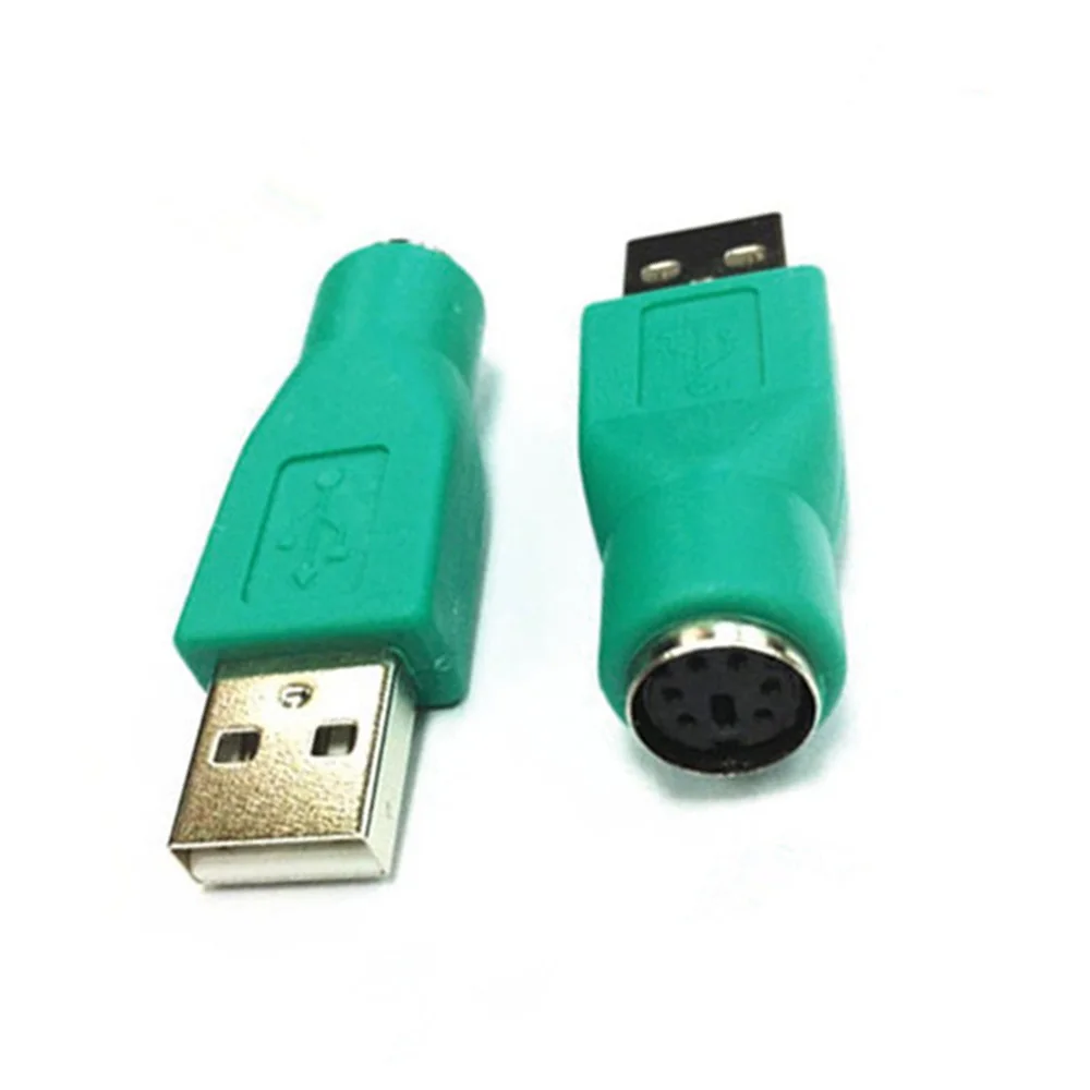 1 * PS2 гнездовой USB разъем адаптер конвертер аксессуары для клавиатуры|Кабели| | АлиЭкспресс