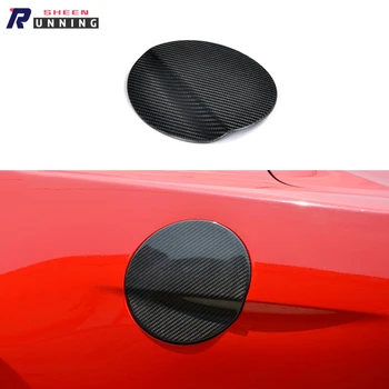 

For Ford Mustang 2015 2016 2017 2018 2019 Accessories Hard Carbon Fiber Sticker Car Gasoline Tank Cap Fuel Tank Cover