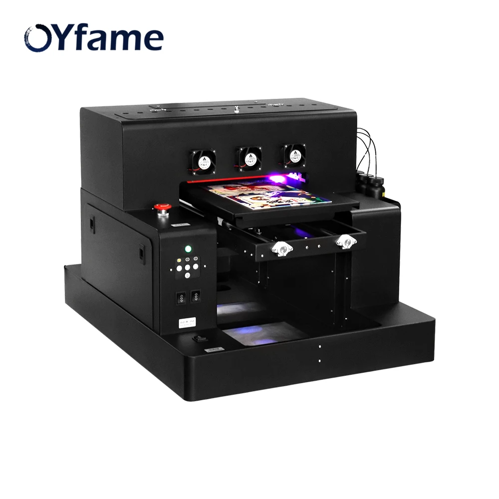 OYfame A3 УФ принтер светодиодный планшетный печатная машина для печати на бутылке