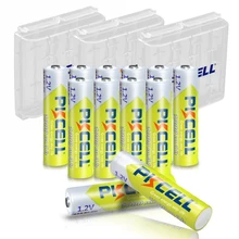 12PC PKCELL AAA Battery 1.2V Ni MH aaa Rechargeable Battery 1000MAH 3A batteries aaa nimh toys with 3PC Battery Box holder