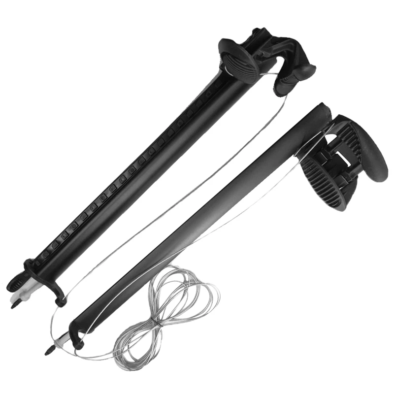 

2 Pcs Aluminum Foot Leather Boat Ankle Controlling Steering System Footrest Accessories