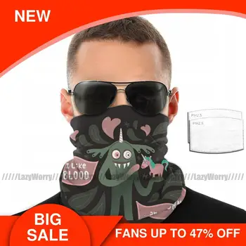 

Scary Bloody Mouth Face Mask Spooky And Cute Vampire Monster Facial Mask Polyester Funny with Filters Mask