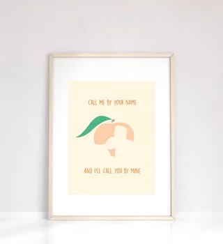 

Call Me By Your Name minimalistic movies Poster Canvas Art Print Wall Pictures for Living Room No Frame