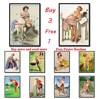 

World War II Beautiful Girl Coated Paper Movie Poster Map Home Decor Art Supplies Retro Posters