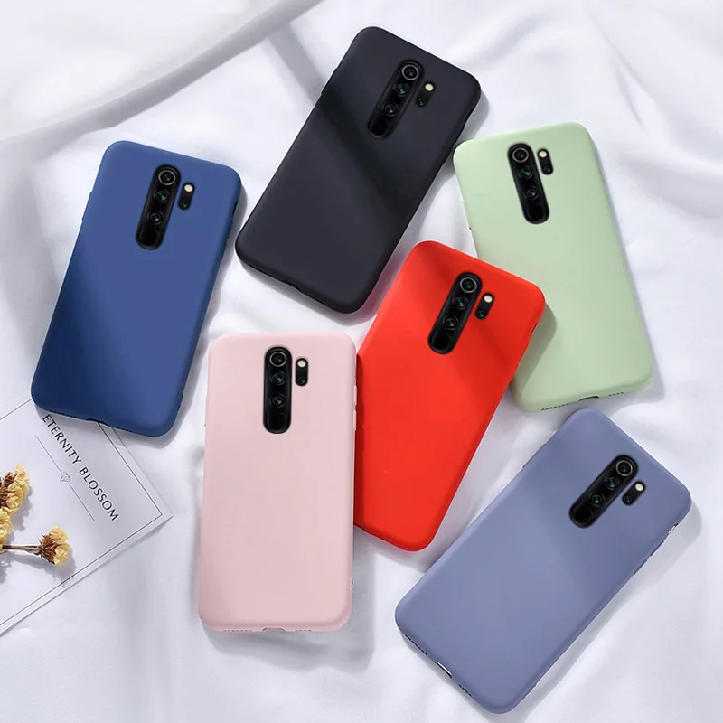 Для Red mi Note 8 Pro Чехол силиконовый мягкий чехол для Xiaomi mi Note10 CC9 Pro 8 9 9T A3 Lite красный mi Note 8A 7 7A Pro Чехол