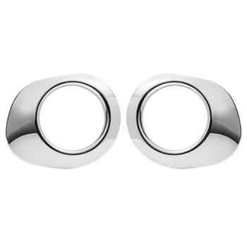 

Car Front Fog Lamp Car Accessory Exterior Car Sticker ABS Chrome Trim for Mercedes Smart 453 Forfour Fortwo