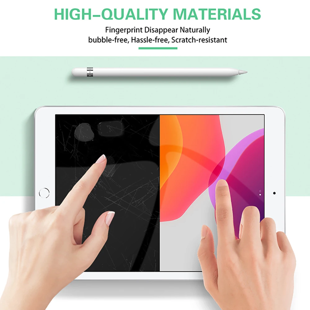 For 2019 iPad 10.2 2020 iPad Pro 11 Air 3 10.5 Screen Protector Tempered Glass For 9.7 iPad 2 3 4 5 6 7th Gen 7.9 Mini 2 3 4 5 samsung tablet charger