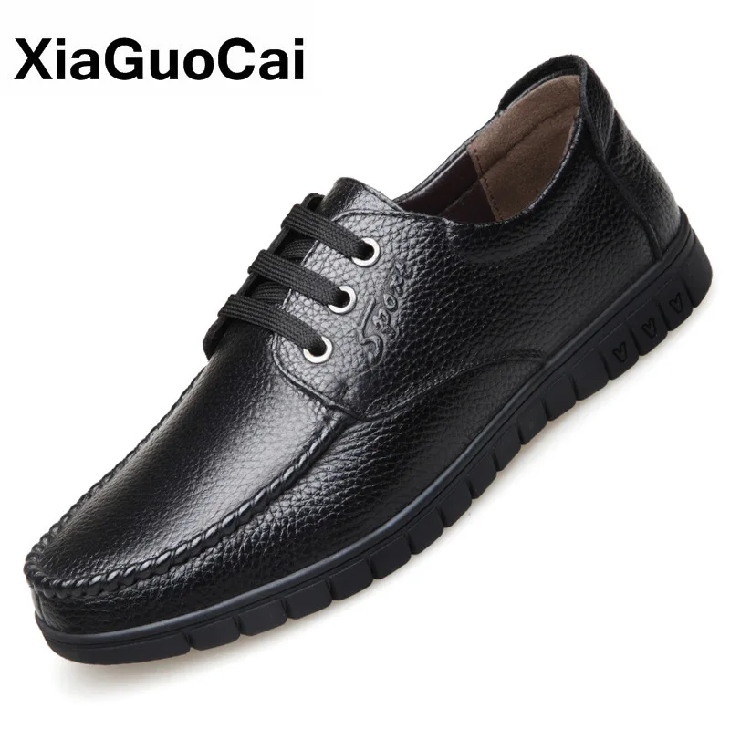 

Autumn Winter Men Shoes Casual Genuine Leather Male Boat Shoes Outdoor Warm Breathable Flat Man's Footwear 2020 Comfortable