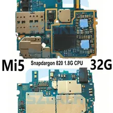 1 шт. для Xiaomi mi 5 M5 mi 5 материнская плата 32 Гб ПЗУ используется с многоязычной Европейской ПЗУ материнская плата логическая плата