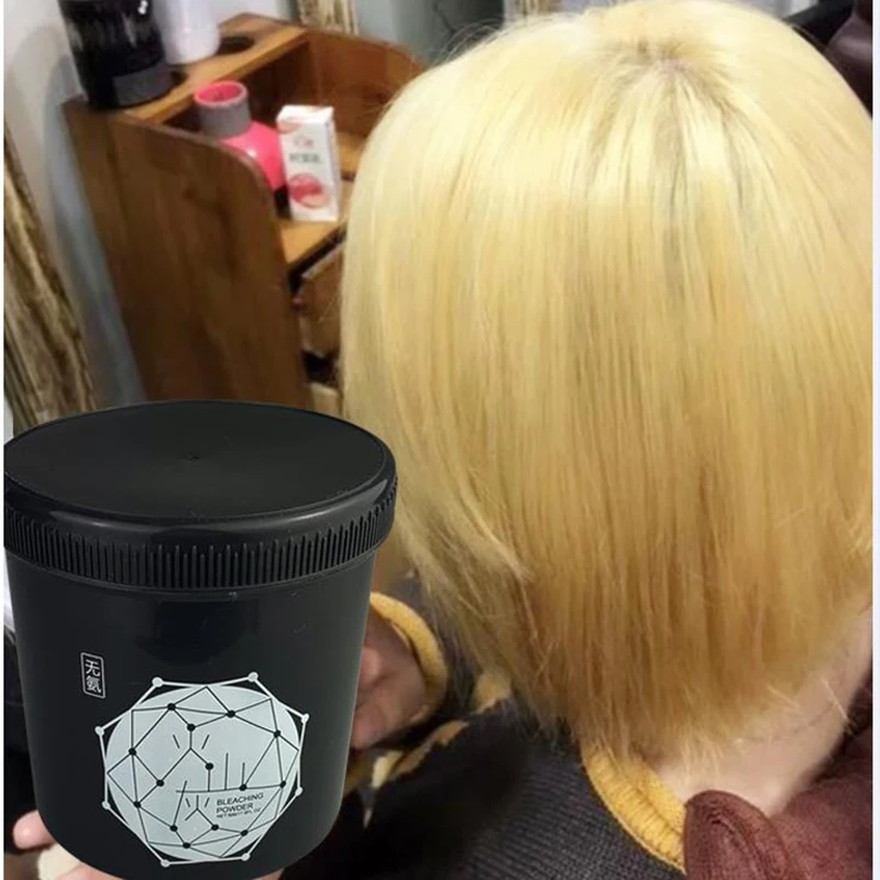 Volcanic ash Fading Powder Cream Bleaching Hair Dye Color Bleaching Powder Hairdressing Styling Lightening Whitening Agent 500g