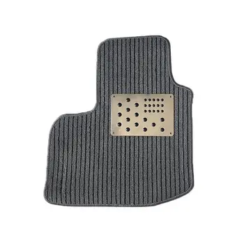 

Foot Car Floor Mat Pedal Silver 1pc Aluminum Car Floor Mat High quality