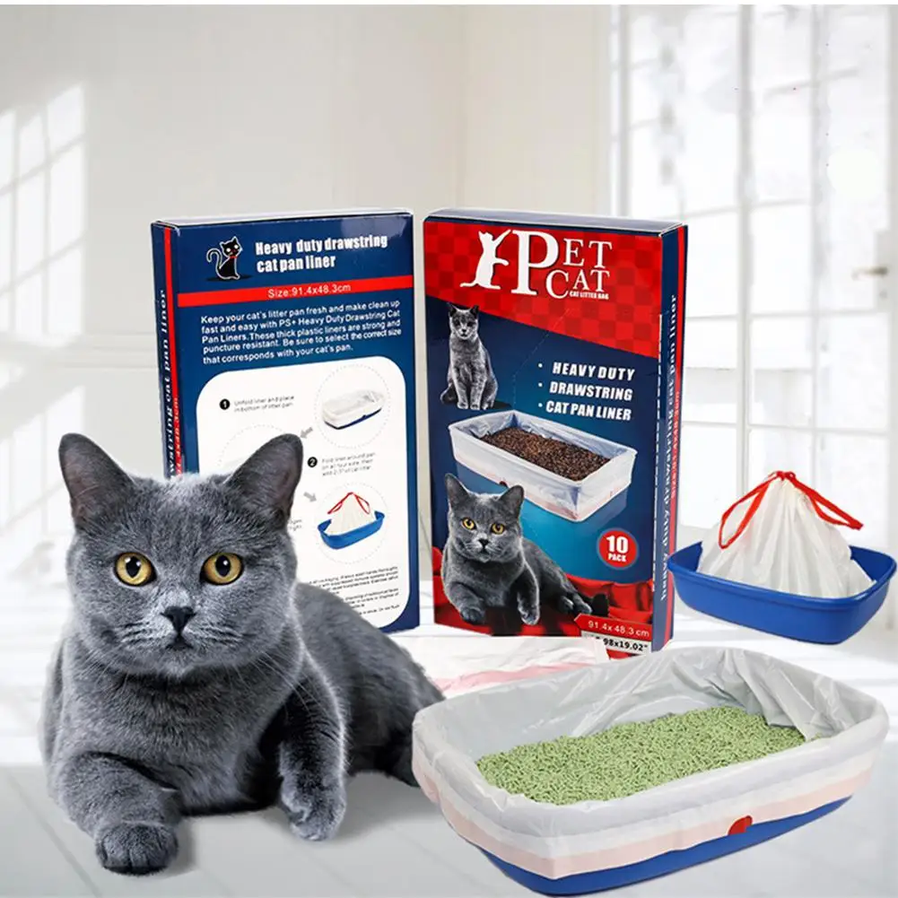 

Pet cat litter bag increase thickening litter box automatic closing garbage bag pet picking bag pet garbage bag