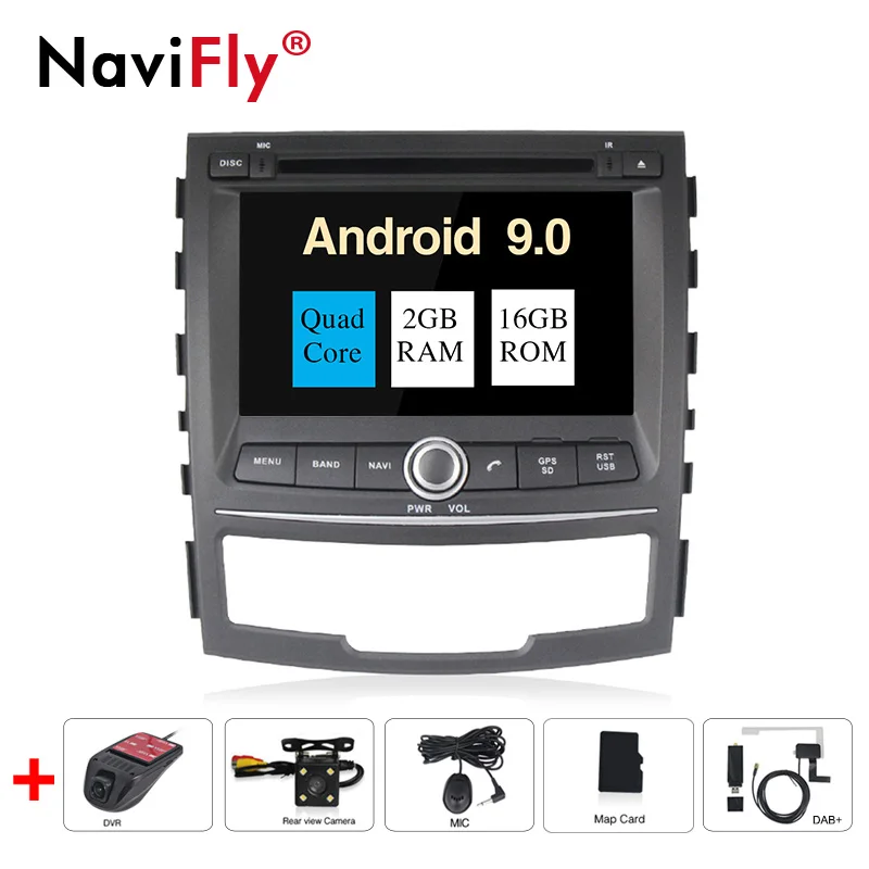 PX5 8Core Android 9,0 4+ 32G Автомобильный мультимедийный dvd-плеер gps навигации для SSANGYONG KORANDO 2011 2012 2013 автомобиля Радио RDS Wi-Fi - Цвет: 4Core Camera DVR DAB