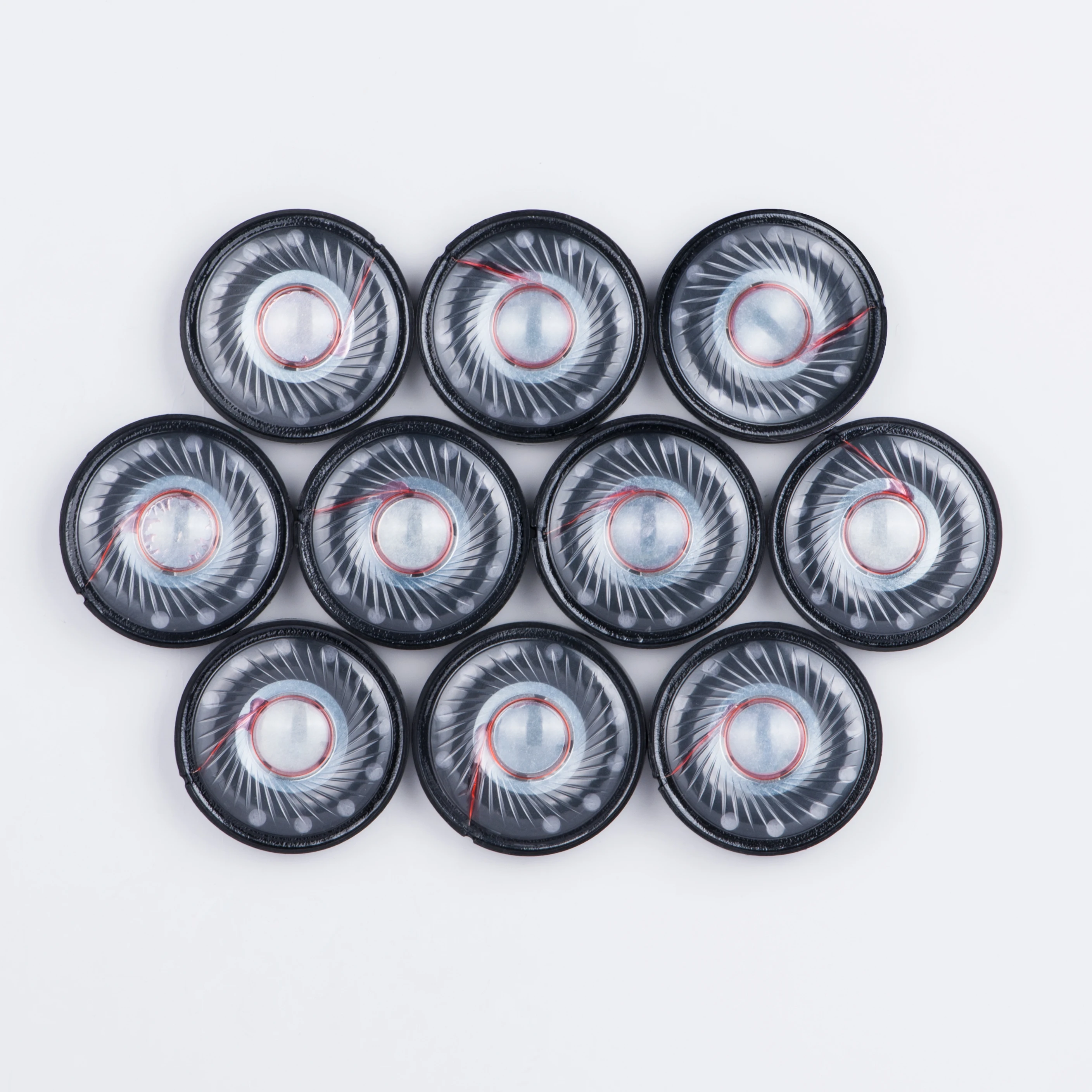 

10PCS Hifi Headset Driver 40mm Headphone Speaker Unit 32 ohm Neodymium Earphone Speaker Repair Parts