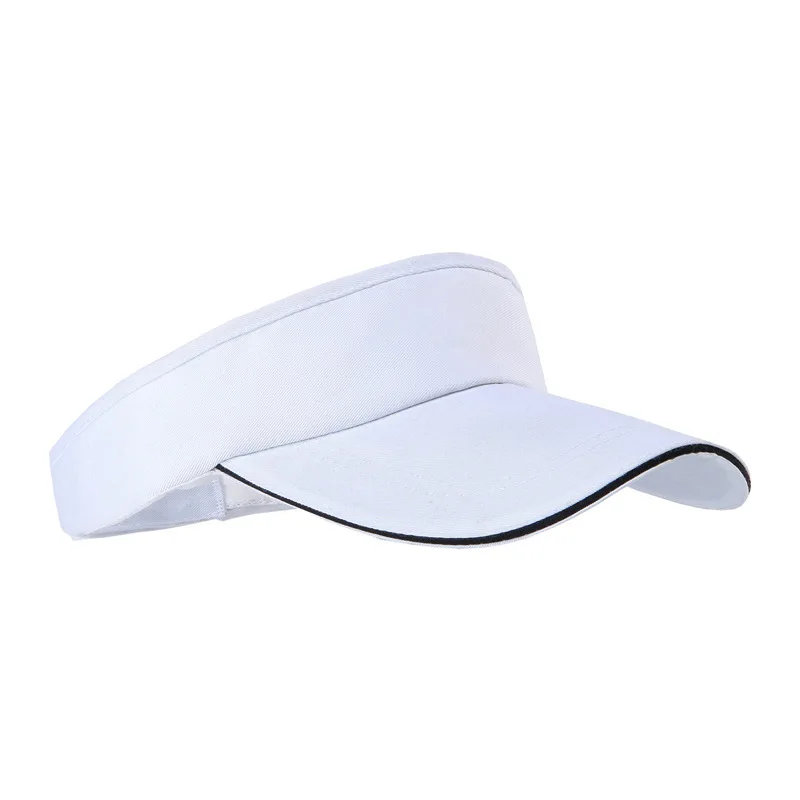  - Sun Hats Adjustable Unisex Men Women Plain Sun Visor Sport Golf Tennis Breathable Cap Hat