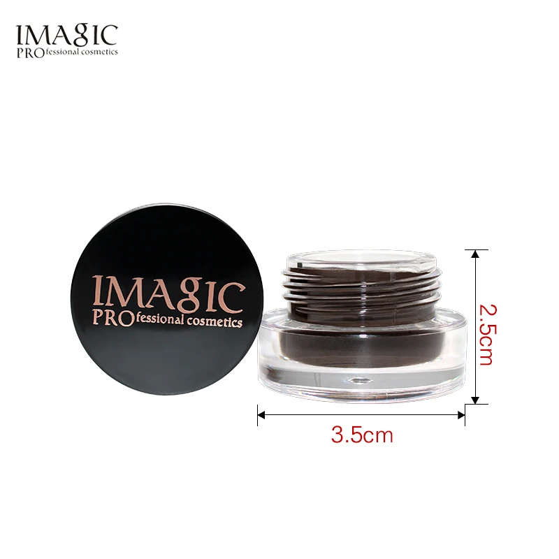 Professional Makeup Eyebrow Gel Tattoo 6 Colors Eyebrow Enhancer Brow Tint Eye Brow Cream with Brow Brush Tools