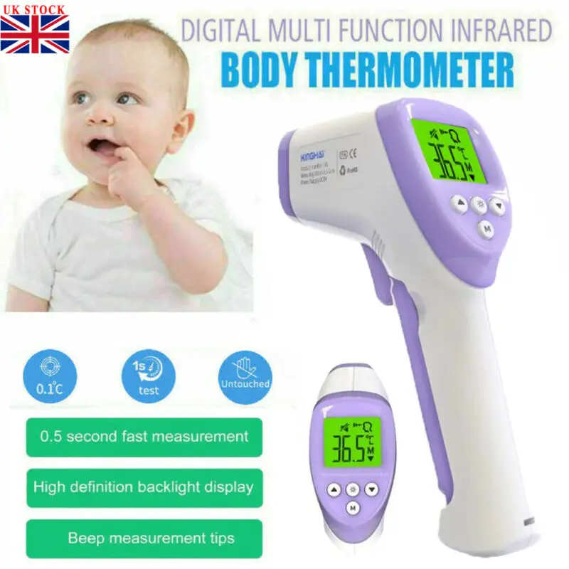 

Goocheer Fashion High Quality 2020 LCD IR Infrared Digital Baby Adult Forehead Thermometer No Touch Temperature Gun