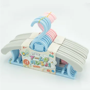 

[Free shipping] Children's Style, Magic scalable Plastic hanger for Clothes (20 Pieces/ Lot)