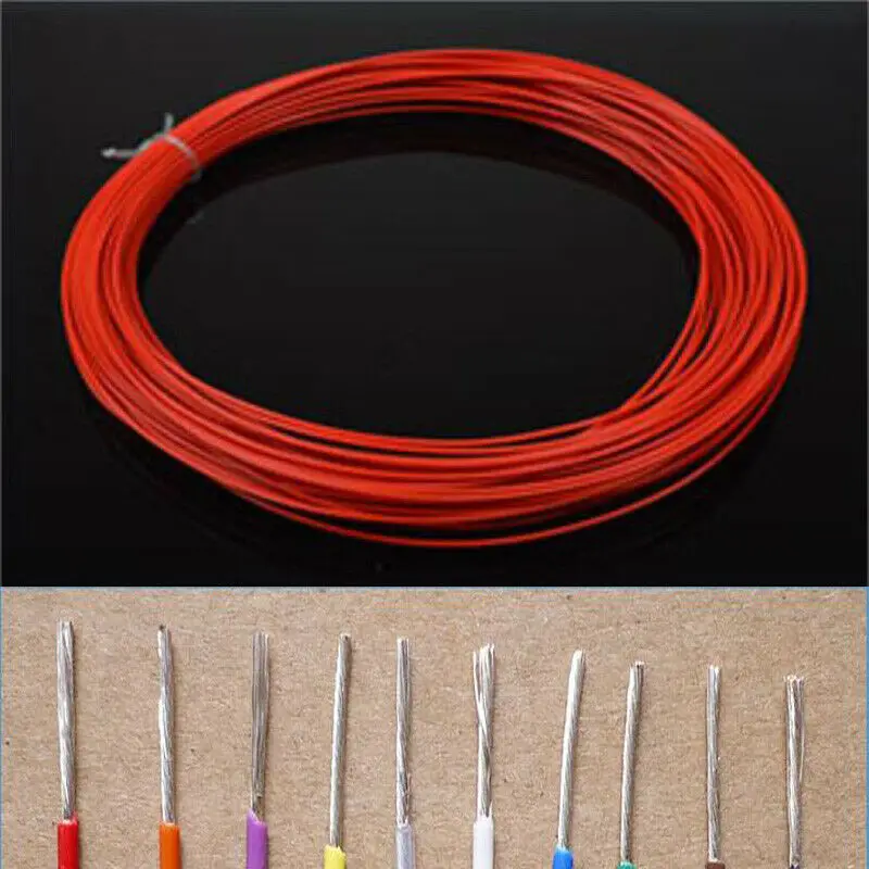 10 W 30 Filo Bus In Rame Stagnato 30 AWG - 100 Piedi (circa 30 Metri), Per Collegamenti Elettrici E Progetti Elettronici Fili Di Energia