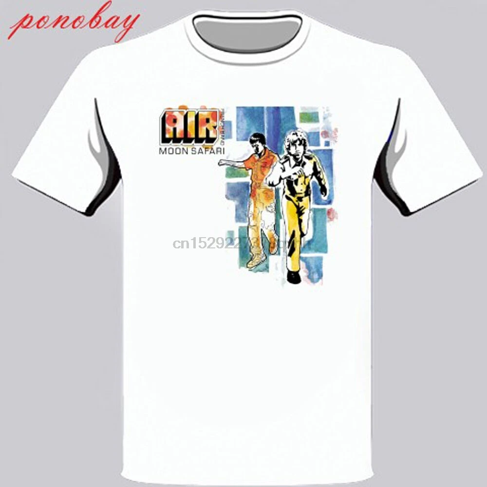 Мужская футболка AIR FRENCH BAND Moon Safari белая размер S - 3XL | одежда