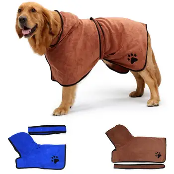 

Dog Robe Super Absorbent Quick Drying Pet Towel Pet Bath Towel for Dog Cat