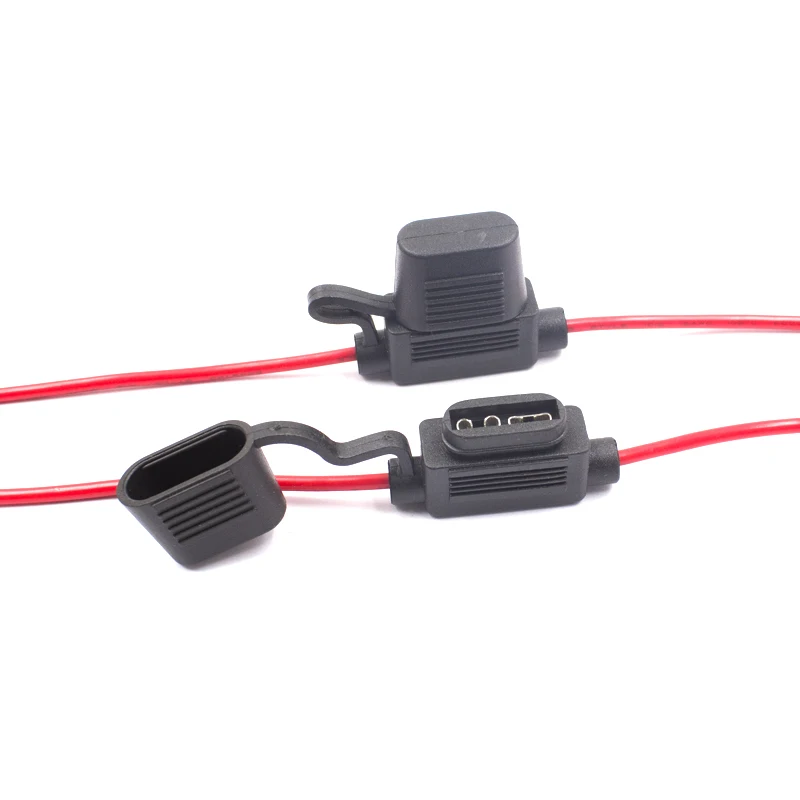 Fuse Holder Medium Standard ATC ATO Fuse Box Socket 2Pcs Waterproof With Cable 5A 7.5A 10A 15A 20A 25A 30A 35A Fuse Holder Fuse Box Holder Fuse Box