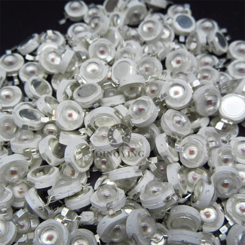 10pcs 1W 3W 5W High Power LED Chip Lamp Bulbs SMD COB Diodes Warm Cold White Red Green Blue Yellow 440 660nm Grow Light Beads