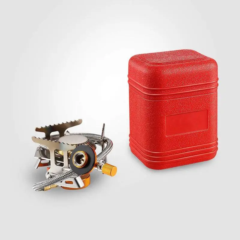 Quality 3500W Camping Gas Stove, Backpack Stove, with Convenient Piezo Ignition, Durable& Portable Burner with Carrying Case